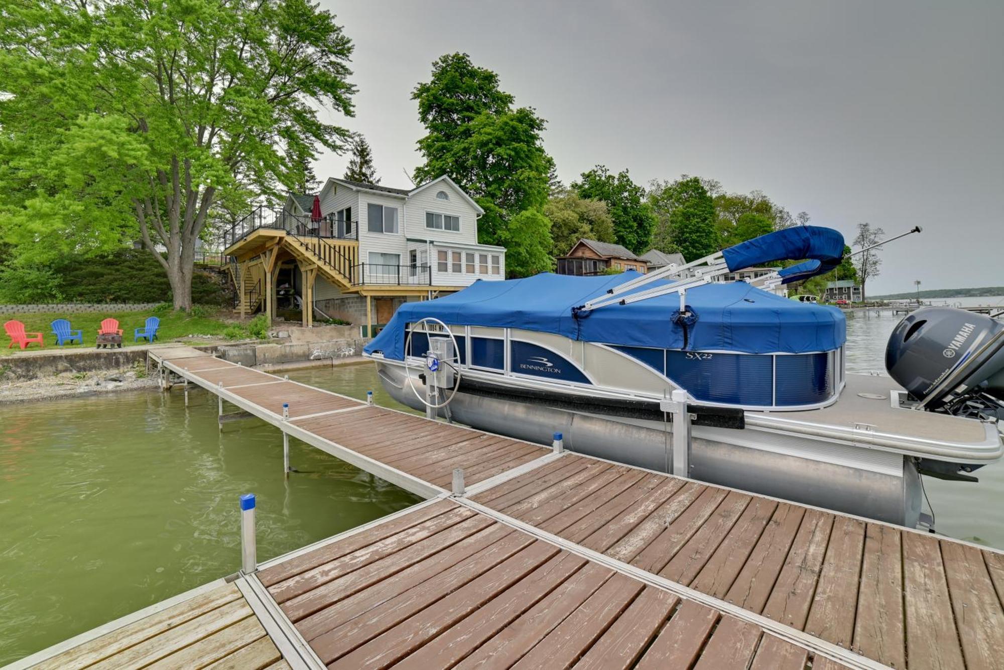 Cayuga Lake Retreat In Seneca Falls With Dock! Εξωτερικό φωτογραφία