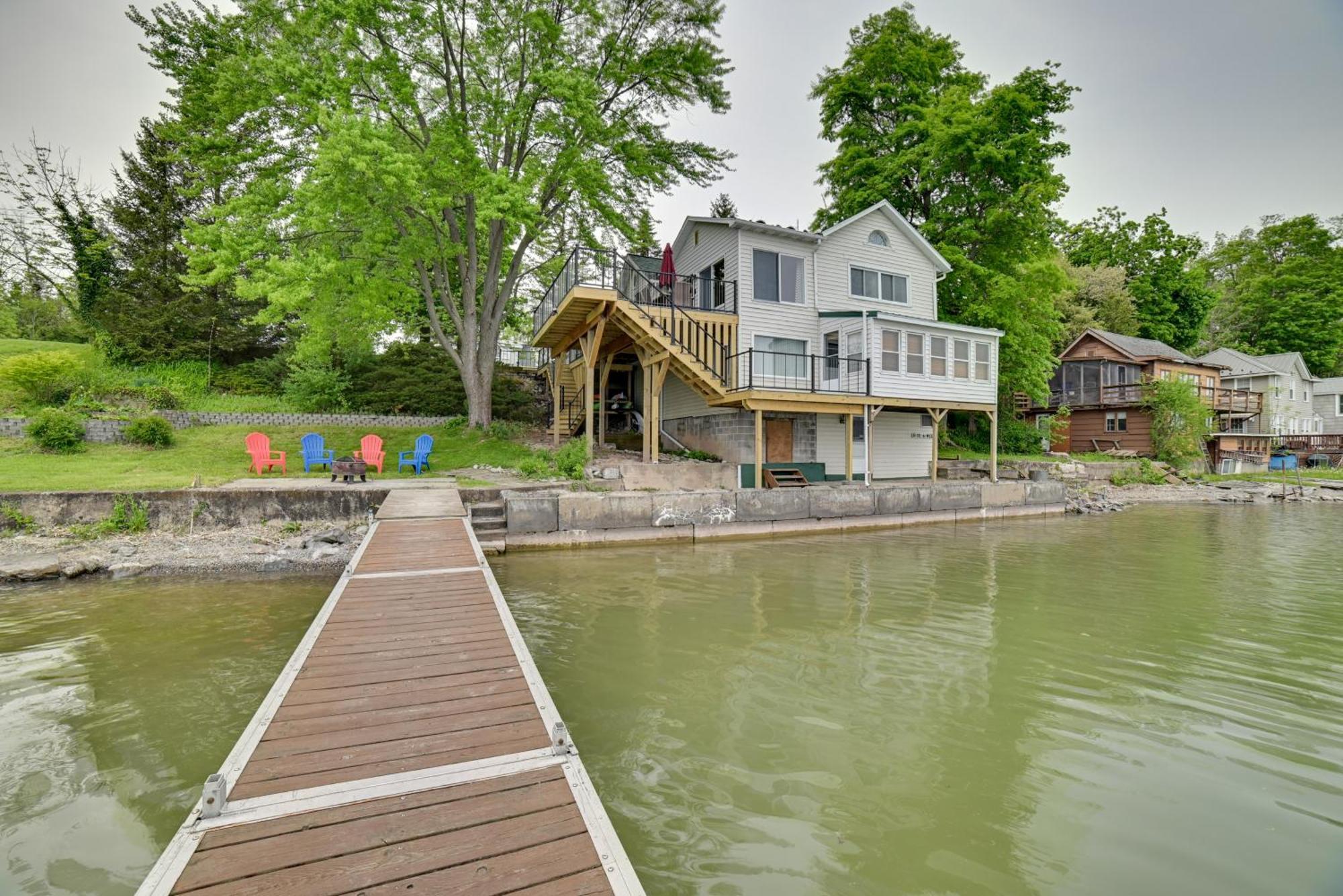Cayuga Lake Retreat In Seneca Falls With Dock! Εξωτερικό φωτογραφία